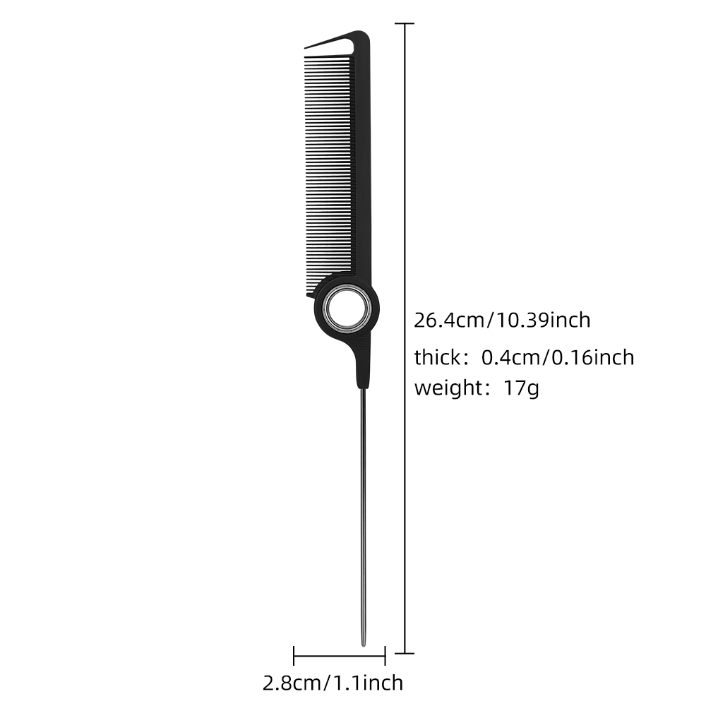Carbon Fiber Heat Resistant Rat Tail Combs